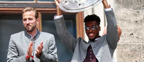 Jubelt Kingsley Coman künftig in Saudi-Arabien? - © Daniel Löb/dpa