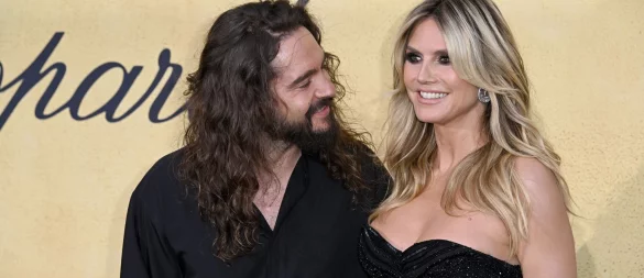 Heidi Klum und Tom Kaulitz machen gemeinsam Urlaub am Strand. (Archivbild) - © Doug Peters/PA Wire/dpa