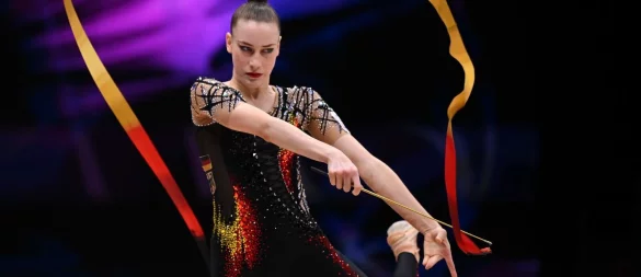 Ausdrucksstarke Darbietung: Darja Varfolomeev. - © Filippo Tomasi/Ipa Sport / Ipa-A/LiveMedia-IPA/ZUMA Press Wire/dpa