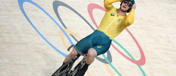 Matthew Richardson, hier noch im Outfit Australiens, fährt innerhalb von 24 Stunden zum zweiten Mal Weltrekord. - © Jan Woitas/dpa