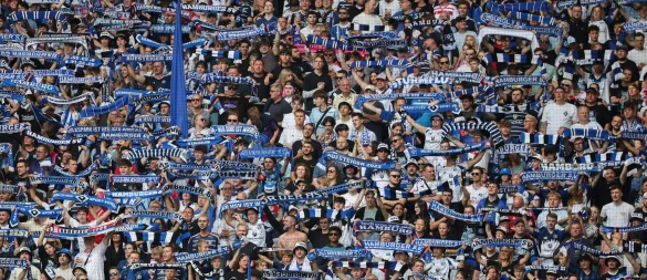 Fans des Hamburger SV. - © Christian Charisius/dpa