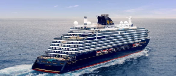 Mit Platz für knapp 1000 Passagiere zählt die «Explora I» zu den mittelgroßen Kreuzfahrtschiffen. - © Explorer Journeys/dpa-tmn