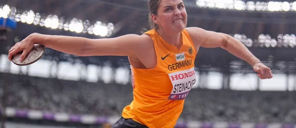Marike Steinacker war nach der Qualifikation fassungslos. - © Michael Kappeler/dpa