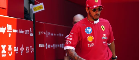 Kommt mit Ferrari nicht in Fahrt: Rekordweltmeister Lewis Hamilton. - © David Davies/PA Wire/dpa