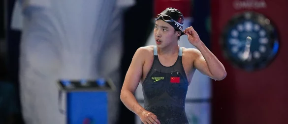 Um die zwölfjährige Yu Zidi gibt es bei der WM immer wieder Diskussionen. - © Xia Yifang/XinHua/dpa