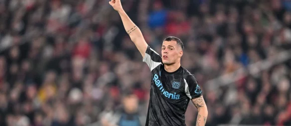 Verlässt Bayer Leverkusen: Führungsspieler Granit Xhaka. - © Harry Langer/dpa