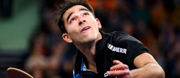 Durfte nicht in die USA reisen: Der brasilianische Tischtennis-Star Hugo Calderano. - © Tom Weller/dpa