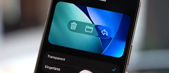 Zu transparent? Dann lässt sich Apples Liquid-Glass-Oberfläche nach dem Update auf iOS 26.1 jetzt auch einfärben. - © Nico Tapia/dpa-tmn