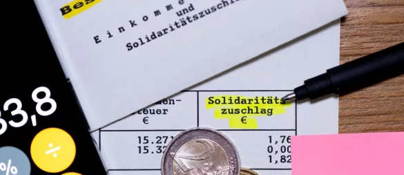 Kein Grund mehr für Einsprüche: Rückerstattungen des Solidaritätszuschlags für Zeiträume bis 2019 wird es nicht geben. - © Sven Hoppe/dpa/dpa-tmn
