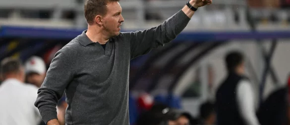 Julian Nagelsmann bereitet sein Team auf die Slowakei vor. - © Federico Gambarini/dpa