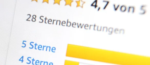 Bewertungen auf Webseiten sind ohnehin mit Vorsicht zu genießen. Online-Händler müssen zudem darauf hinweisen, wie die Bewertungen zustanden kommen. - © Karl-Josef Hildenbrand/dpa-tmn