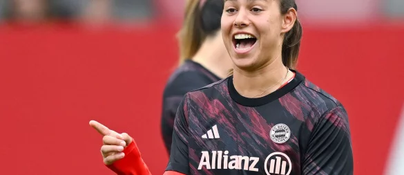 Nationalspielerin Lena Oberdorf und der FC Bayern: Champions League als große Herausforderung (Archivbild) - © Sven Hoppe/dpa