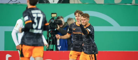 Die Gäste gingen früh in Führung. - © Daniel Karmann/dpa