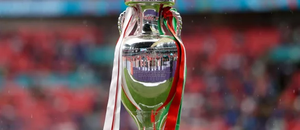 Der Europameister 2028 wird wieder im Wembley-Stadion gekürt. - © Carl Recine/Pool Reuters/AP/dpa