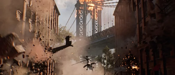 New York in Flammen: In «Battlefield 6» geht es zur Sache. - © Electronic Arts/dpa-tmn