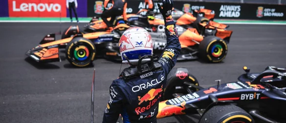 Kann Verstappen das McLaren-Duo in Brasilien wieder schlagen? (Archivbild) - © Ettore Chiereguini/AP/dpa