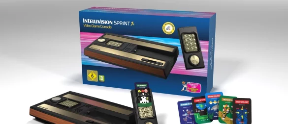 Neu, kleiner - Holz gibt es noch: Die Konsole Intellivision kommt als Retro-Neuauflage zurück. - © Intellivision Sprint/Plaion/dpa-tmn