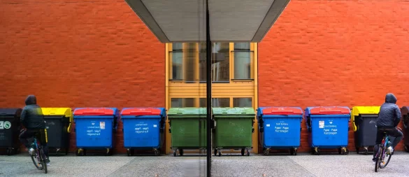 Für jeden Abfall gibt es die passende Tonne – jetzt muss man den Müll nur noch richtig einsortieren. - © Nicolas Armer/dpa/dpa-tmn