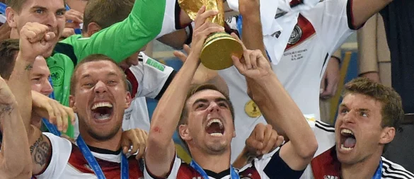 Letztmals wurde Deutschland 2014 in Brasilien Fußball-Weltmeister. (Archivfoto) - © Marcus Brandt/dpa