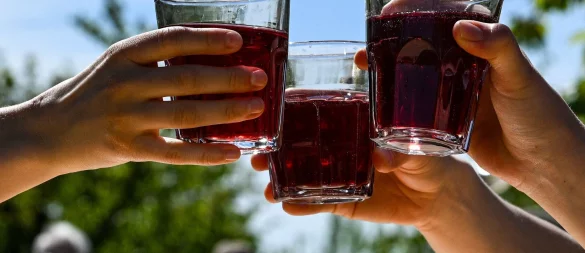 Mit bis zu 22 Gramm Zucker pro Glas enthält Kindersekt mehr Zucker als viele Softdrinks. - © Jens Kalaene/dpa/dpa-tmn