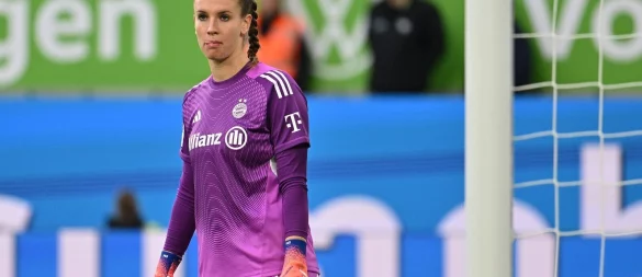 Torhüterin Ena Mahmutovic wird dem FC Bayern und dem deutschen Nationalteam vorerst fehlen. (Archivfoto) - © Swen Pförtner/dpa