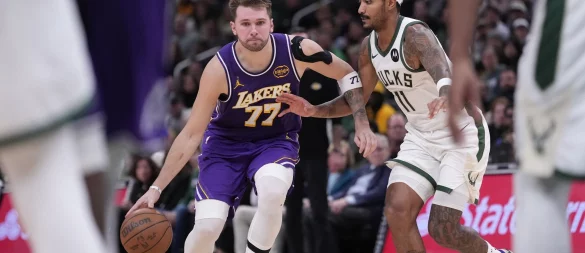 Luka Doncic erzielte wieder über 40 Punkte. - © Morry Gash/AP/dpa