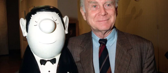 Der künstlerische Nachlass von Vicco von Bülow, alias Loriot, geht als Dauerleihgabe an das Caricatura Museum Frankfurt (Archivbild). - © Karlheinz Schindler/dpa