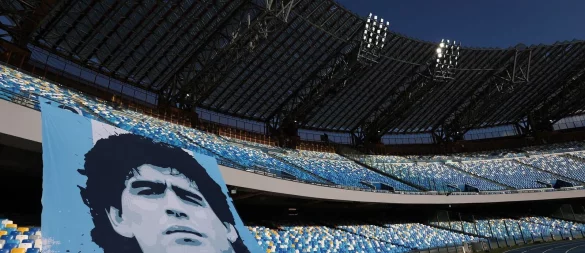 Im Stadio Diego Armando Maradona sind am Dienstagabend keine Eintracht-Fans zugelassen. (Archivbild) - © Alessandro Garofalo/LaPresse via ZUMA Press/dpa