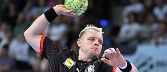 Justus Fischer fällt für die Länderspiele der DHB-Auswahl gegen Island aus. (Archivbild) - © Bernd Weißbrod/dpa