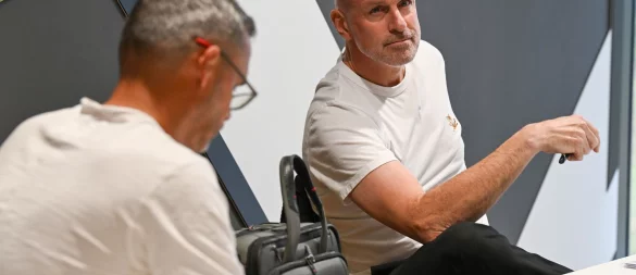 Hatten mit ihrer Berufung Erfolg: Marco Antwerpen (r) und Frank Döpper (l). (Archivbild) - © Arne Dedert/dpa