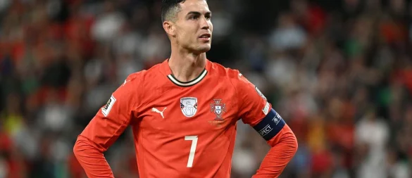 Cristiano Ronaldo scheiterte vom Elfmeterpunkt. - © Zed Jameson/PA Wire/dpa