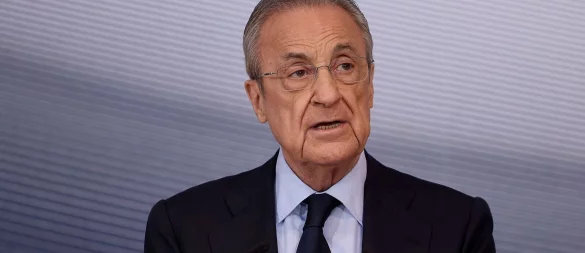 Kämpft weiter für eine Superliga in Europa: Real Madrids Präsident Florentino Pérez. (Archivfoto) - © Ruben Albarran/ZUMA Press Wire/dpa