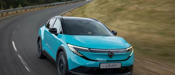 Der Nissan Leaf kehrt im Frühjahr 2026 als Crossover-Coupé zurück. - © Nissan/dpa-tmn
