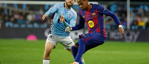 In Vigo war Yamal wieder einmal einer der besten Akteure auf dem Platz. (Archivfoto) - © Lalo R. Villar/AP/dpa