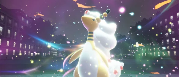 In Illumina City strahlen natürlich auch die Pokémons. - © Nintendo/dpa-tmn