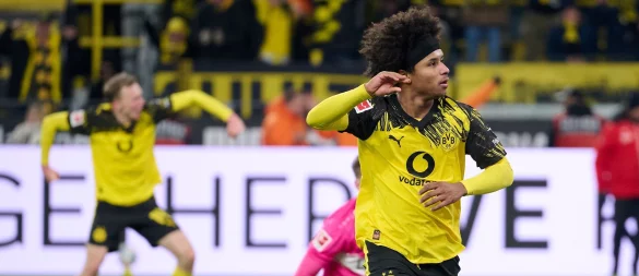 Karim Adeyemi und ein deutliches Zeichen nach dem Wirbel der vergangenen Tage - © Bernd Thissen/dpa