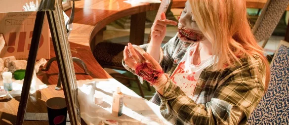 Lust auf einen Grusel-Look zu Halloween? - © Klaus-Dietmar Gabbert/dpa-tmn