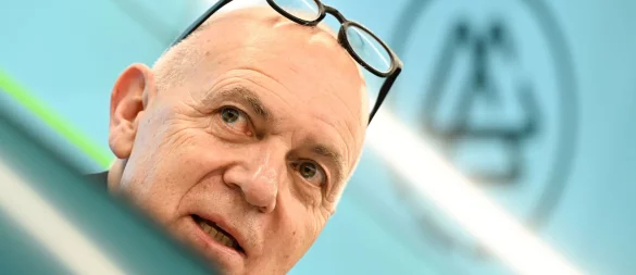 Bernd Neuendorf erwartet von der DFB-Auswahl die direkte Qualifikation für die Fußball-WM 2026. - © Arne Dedert/dpa