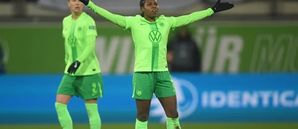 Brachte ihr Team auf Siegkurs: Lineth Beerensteyn vom VfL Wolfsburg - © Swen Pförtner/dpa