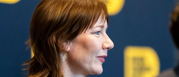 Schauspielerin Sandra Hüller beim Braunschweig International Film Festival: Sie wurde dort als Stargast mit dem Hauptpreis ausgezeichnet. (Archivbild) - © Michael Matthey/dpa