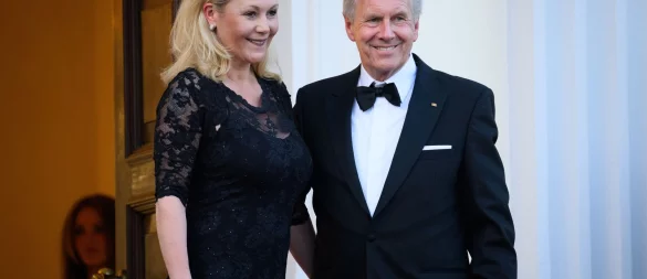 Bettina Wulff mit ihrem Ex-Partner, dem ehemaligen Bundespräsidenten Christian Wulff. Heute hat sie einen neuen Partner ? und einen neuen Job. (Archivbild) - © Bernd von Jutrczenka/dpa