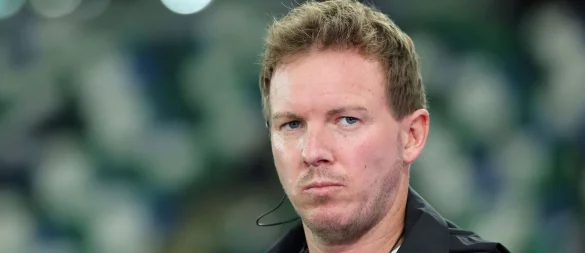 Julian Nagelsmann erwartet zum Abschluss der WM-Qualifikation zwei Siege. - © Christian Charisius/dpa