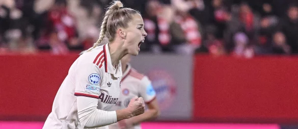 Wieder in Topform: Bayern-Star Giulia Gwinn. (Archivbild) - © Harry Langer/dpa