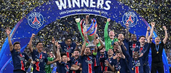 Neben zahlreichen Pokalen holte der PSG auch Rekordeinnahmen. (Archivbild) - © Robert Michael/dpa