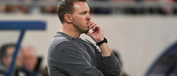 Julian Nagelsmann muss noch um die direkte WM-Teilnahme bangen. - © Federico Gambarini/dpa