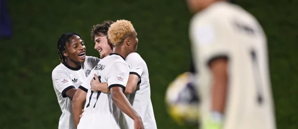 7:0 setze sich Deutschlands U17 bei der WM gegen El Salvador durch. - © Markus Ulmer/Pressefoto Ulmer/dpa