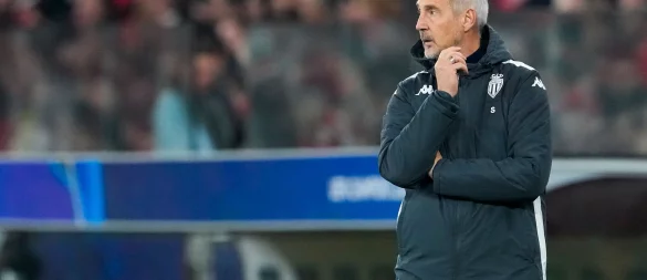 Für den bisherigen Trainer Adi Hütter ist bei der AS Monaco Schluss. - © Armando Franca/AP/dpa