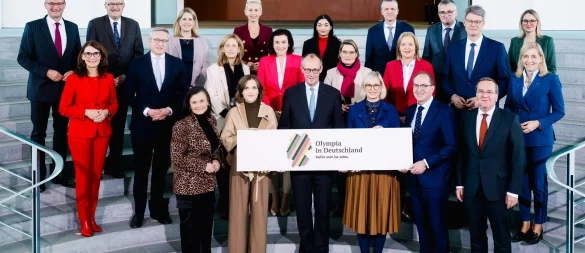 Die Bundesregierung unterstützt die deutsche Olympia-Bewerbung. - © Tobias Koch/Bundesregierung/dpa
