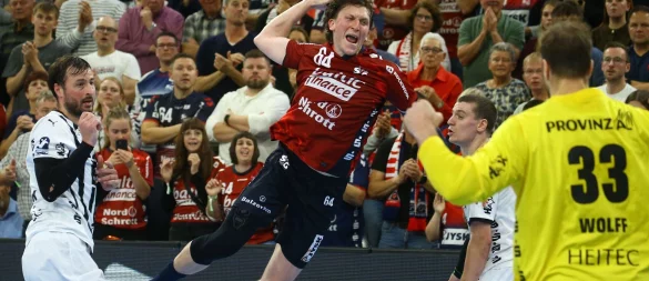 Lasse Möller erzielte zehn Treffer für die SG Flensburg-Handewitt. - © Michael Hundt/dpa