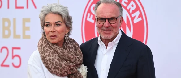 Dankte seiner Ehefrau Martina: Karl-Heinz Rummenigge. - © Felix Hörhager/dpa
